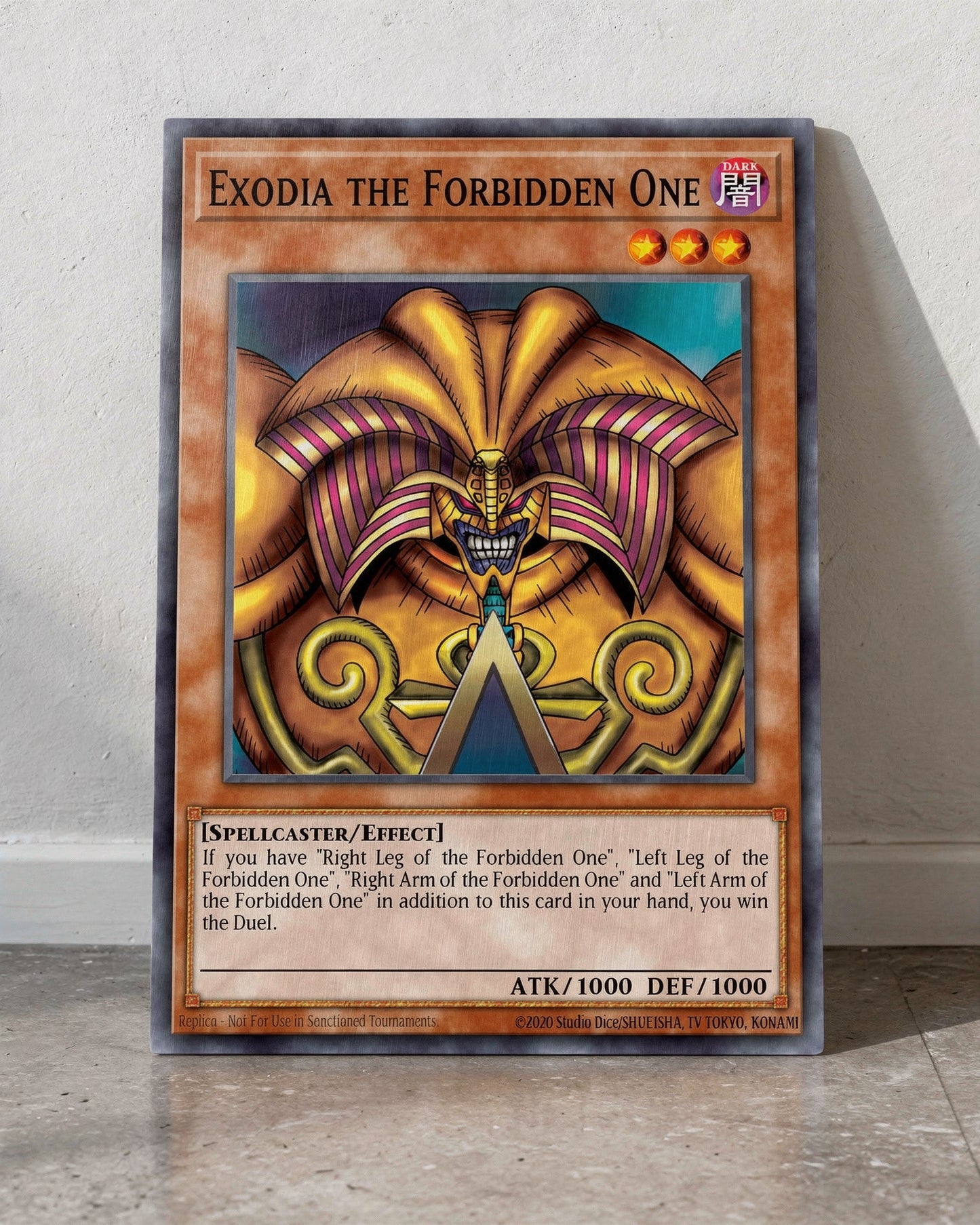 Yu-Gi-Oh! Aluminium Metal Poster | Custom Card Wall Art